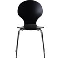 thumbnail image 6 of Shell Bentwood Dinette Chairs Multiple Colors, Set of 2, Black, 6 of 20
