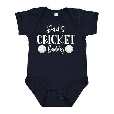 

Inktastic Dad s Cricket Buddy Gift Baby Boy or Baby Girl Bodysuit