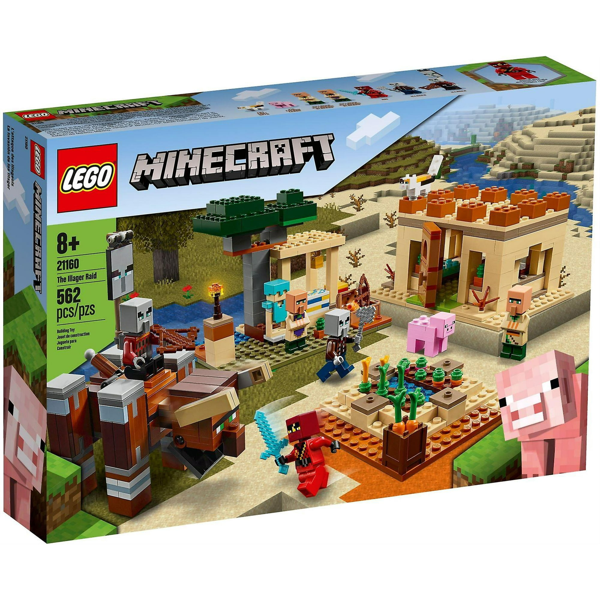 Building Blocks My World The Illager Raid Village 21160 ZJKDGJKJ