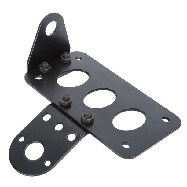 Soporte Universal Para Luz Trasera De Montaje Lateral Retro Para Motocicleta, Soporte Para Marco De Matrícula, Tratamiento De Galvanoplastia Duradero Para La Mayoría De
