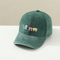 thumbnail image 2 of Toddler Boys Girls Hats Kids Vintage Washed Baseball Retro Train Adjustable Sun Cap Size 2-8T, 2 of 3