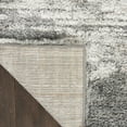 thumbnail image 6 of Nourison Luxurious Shag Contemporary Charcoal/Ivory 4' x 6' Area Rug, (4' x 6'), 6 of 10