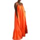 thumbnail image 4 of SAYOO Vestido largo sin mangas para mujer, correa de espagueti, color sólido, con lazo, sin espalda, bolsillos laterales, ajuste holgado, vestido de vacaciones SAYOO  Moda, 4 of 8