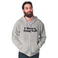thumbnail image 5 of I Dream About Naps Lazy Day Zip Up Hoodie Men's Women's Brisco Brands M, 5 of 6