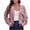 Pink, variant on Sexlip Women's Faux Suede Cropped Jacket Casual Lightweight Fall Fashion 2025 Winter Coats Outerwear Trendy Clothes Red M