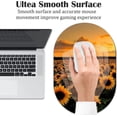 thumbnail image 4 of shiyou-Personalized Gaming Mouse Pad and Coaster Combination, Sunflowers at Dusk Design Non-Slip Rubber Base Mouse Pad, Home Desk Decor, Custom Work and Gaming Mouse Pad, 4 of 4