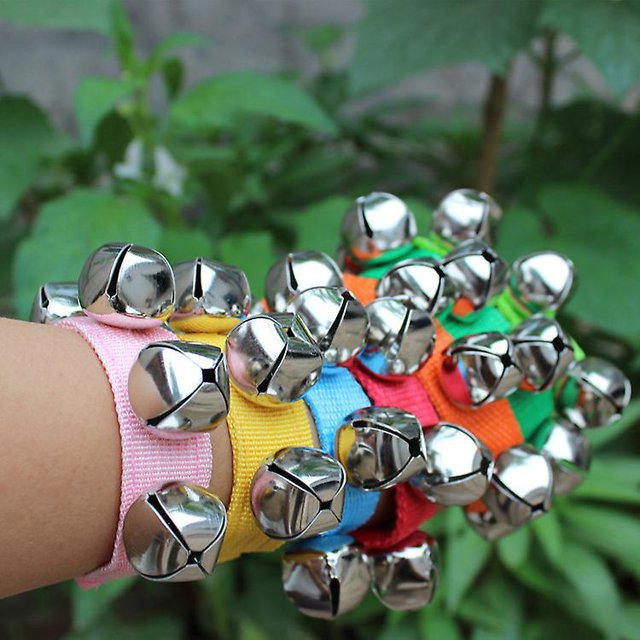 6 piezas de instrumentos de percusión, cascabeles de muñeca, cascabeles, juguetes de ritmo musical, cascabeles, muñequera, cascabeles, 6 instrumentos musicales, regalo para niños
