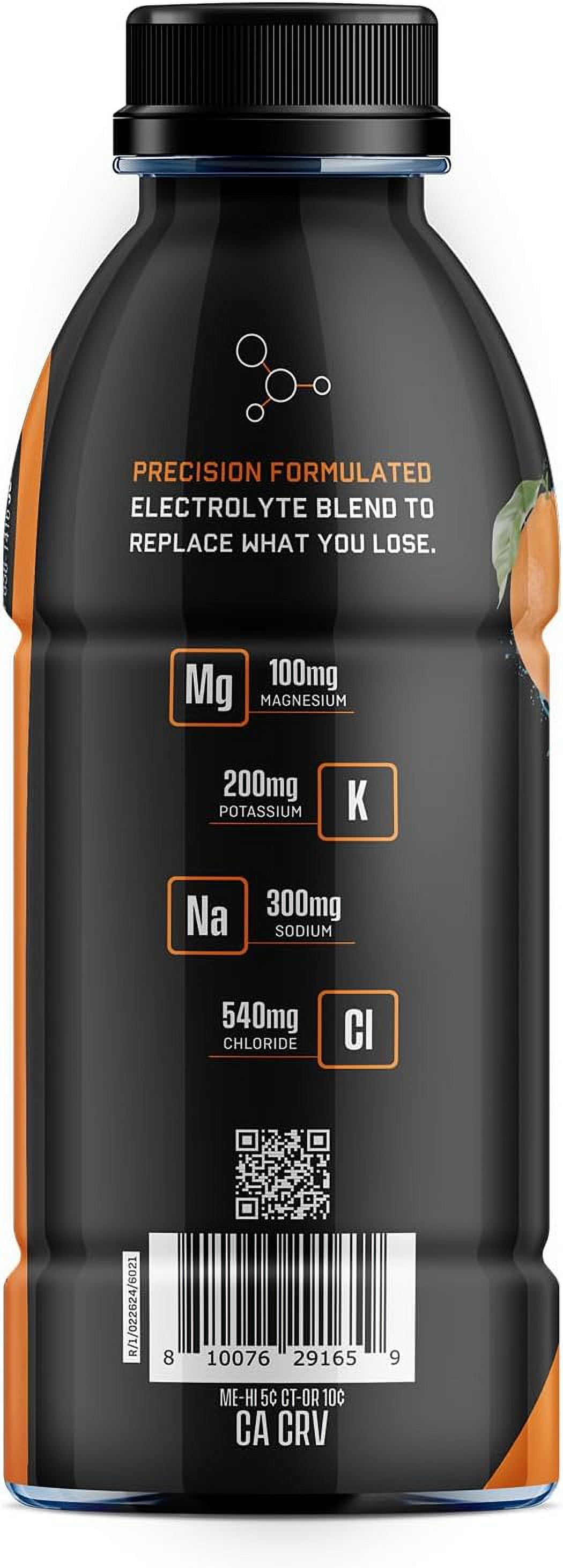 Jocko Fuel Hydrate Electrolyte Drinks - Sports Drink Hydration, Island Orange 16 Oz (12 Pack)