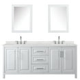 thumbnail image 3 of Wyndham Collection Wcv252580d-Qtz-Us3med Daria 80" Free Standing Double Basin Vanity Set -, 3 of 7