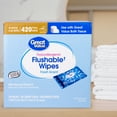 thumbnail image 5 of Great Value Fresh Scent Flushable Wipes, 10 Resealable Packs, 420 Total Flushable, 5 of 13