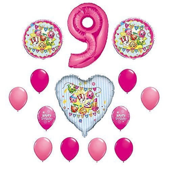 SHOPKINS 9th Ninth BIRTHDAY PARTY Balloons Decorations Supplie