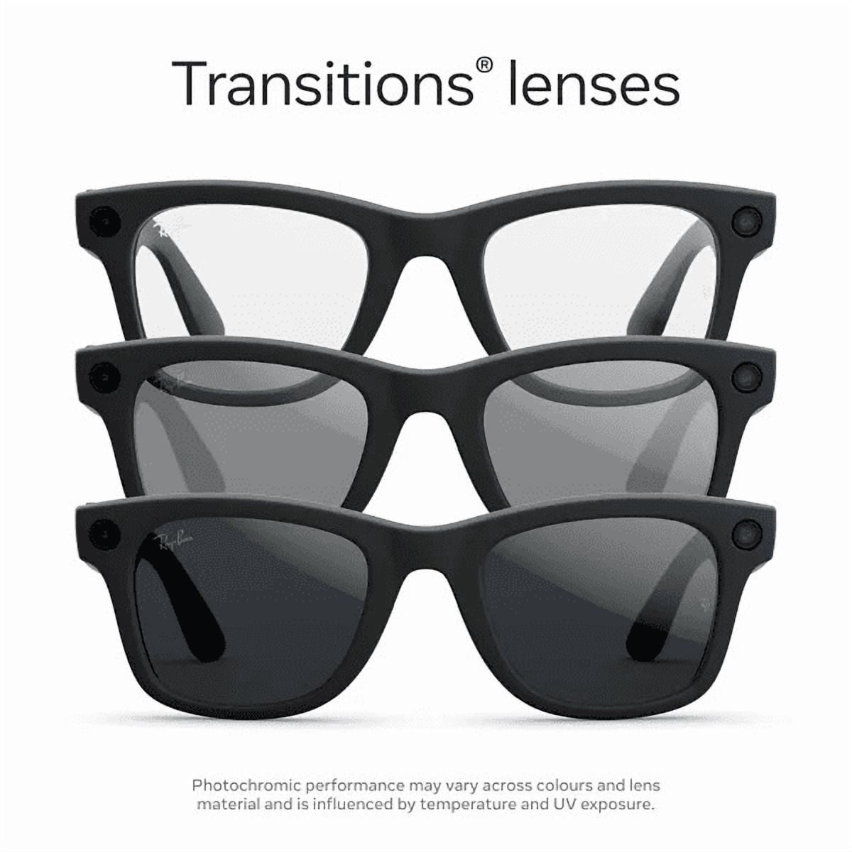 Ray-Ban | Meta Wayfarer (Gen 2) – Noir mat, verres Transitions® gris
