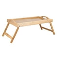 thumbnail image 2 of Versatile Design for Breakfast, Laptop or Home Office Desk in Living Room Foldable Bamboo Fiber Tray, 2 of 8
