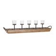 thumbnail image 1 of IMAX Corporation Shay 5Light Candle Holder in Brown, 1 of 1