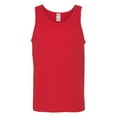 thumbnail image 5 of Gildan Heavy Cotton Men's Tank Top, Comfortable Sleeveless Undershirt, Classic Fit, Red, Size-M, 5 of 5