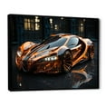 thumbnail image 2 of Designart "Stylish Glass Supercar A Sophisticated Ride III" Exotic Car Floater Framed Wall Art Print, 2 of 7