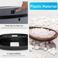 thumbnail image 3 of BestOffice 13Gal PlasticTrash Can Automatic Touchless, Odor Control Kitchen Garbage Can w/Lid, Gray, 3 of 7