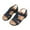 Dark Blue, variant on Utoimkio Women's Wedge Sandals Ankle Strap Open Toe Summer Beach Sandals for Women Bohemia Comfortable Platform Outdoor Flats Shoes