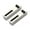 Stainless Steel, variant on Miseno Mbdh1695 Tall Barn Door Flat Rail Stop - Black