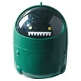 thumbnail image 4 of OUNONA Bin Small Dinosaur Trash Can Sturdy Trash Can Office Child 20X16X16CM Dark Green, 4 of 8