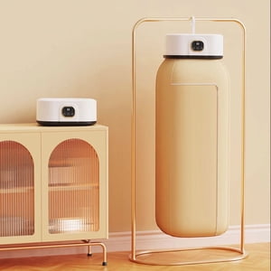 Wzzjkit Portable pliable Mini Séchoir pour les vêtements Petits vêtements compacts Séchoir à linge suspendu Séchoirs avec minuterie réglable pour Appartement Rv Travel