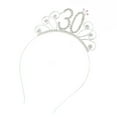 thumbnail image 5 of Xinyolin 16/18/21/30/40/50/60/80 Birthday Party Tiara Crown Headband Hair Loop Decoration, 5 of 6