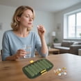 thumbnail image 4 of TIMIFIS Pill Organizer, Medicine Bottle Organizer Plastic Rectangular Anytime Divider Cutter Divider Break Divider Dividing Boxes, 4 of 6