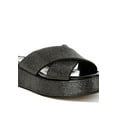 thumbnail image 3 of London Rag Adena Rhinestone Embellished Womens Flatforms, 3 of 11
