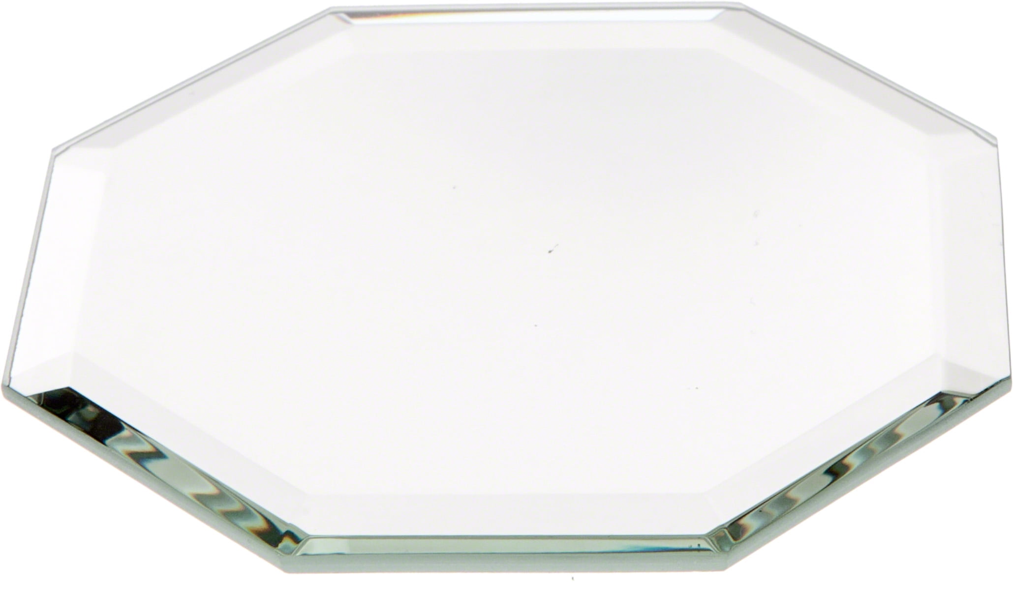 Darice 1633-69 Octagon Glass Mirror W/Bevel Edge 5 