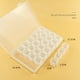 thumbnail image 4 of Caja de almacenamiento transparente de 3 piezas con mini estuche de 28 rejillas de joyería para uñas, 4 of 9