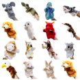 thumbnail image 1 of Jacenvly - Marionetas de mano de peluche suave para bebés, ideales para contar cuentos, enseñar juegos de rol en jardín de infantes y regalos para niños y niñas., 1 of 3