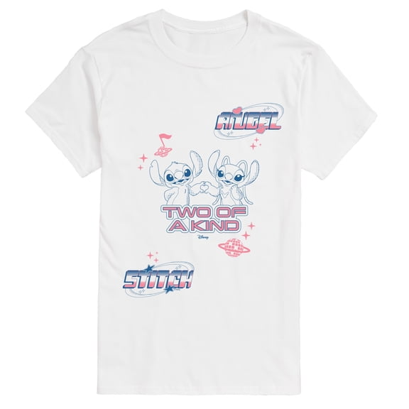 Lilo & Stitch - Two of a Kind Stitch and Angel - Men's Short Sleeve Graphic T-Shirt