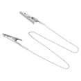 thumbnail image 2 of Bamboohart Multi Functional Teeth Bib Clips With Metal Chain And Alligator Clamps Secure Napkin Scarf Apron Holder For Clinic And Home Use, 2 of 10