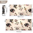 thumbnail image 4 of Dreamtimes Old School Tattoo Beach Towel Quick Dry Absorbent Bath Towels Sandproof Lightweight Towel for Gym Yoga Sports Swimming 31x71in, 4 of 7