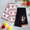 thumbnail image 3 of Halloween Skeletons Embroidered Kitchen Towels, Set of 2, 3 of 7