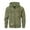 C243/Army Green, variant on Rggeeun Hoodies For Men Winter Pocket Casual Fashionable Drawstring Zipper Hooded Sweatshirt Solid Color Long Sleeve Hoodies Classic