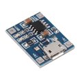 thumbnail image 1 of Newly Upgraded Version 2 PACKS LOT TP4056 1A Lipo Battery Charging Board Charger Module lithium battery DIY MICRO Port Mike USB Input Voltage 4.5V - 5.5V Blue, 1 of 7