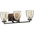 thumbnail image 2 of Volume Lighting  3-Light Indoor Antique Bronze Vintage-Inspired Vanity, 2 of 2