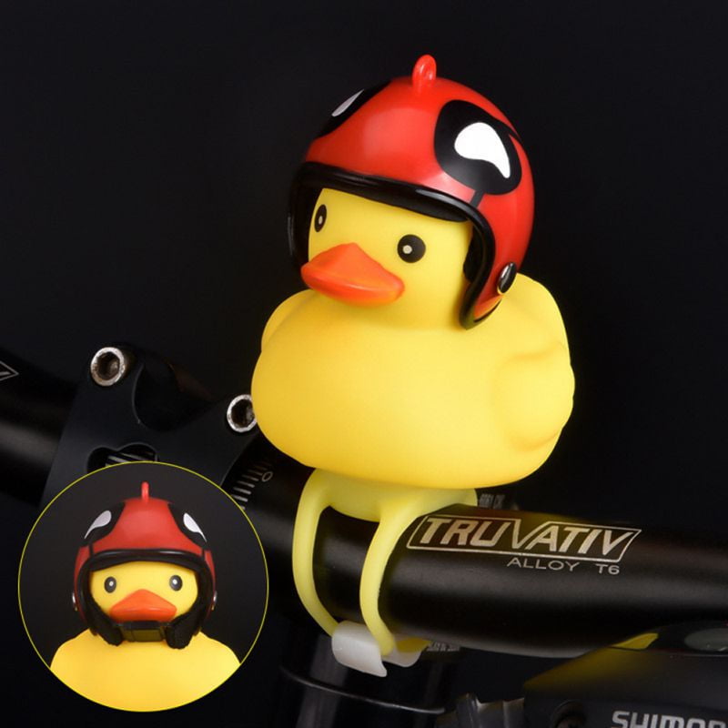 Wisfun Kids Bike Horn Duck Cute Duck Bicycle Lights Bell Squeeze Horn