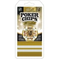 thumbnail image 2 of MasterPieces Casino Style 20 Piece 11.5 Gram Poker Chip Set NHL Las Vegas Golden Knights Gold Edition, 2 of 3