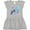 AC-Heather Grey, variant on Inktastic Cute Narwhal 3rd Birthday Girls Toddler Dress