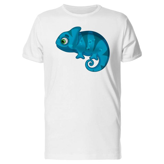 Blue Chameleon Cartoon Tee Men's -Image by Shutterstock