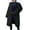 Black, variant on Women's Fluffy Faux Fur Outwear Parka Coat,Warm Jackets with Long Sleeve