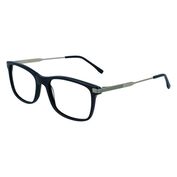 Lacoste L2888 400 Men's Blue/Silver Rectangular Frame Eyeglasses