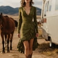 thumbnail image 2 of Holiday Dresses for Women Elegant Outfits Female New Casual Gown Daily Fashion Midi Dress for Women Popular Sexy Dresses for Woman Ropas Mujeres Liquidacion Envio Gratis, 2 of 3