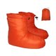 thumbnail image 5 of Botines de plumón de invierno, cubierta antideslizante para calentador de pies para mujeres y hombres, zapatillas impermeables, zapatillas para dormir , Naranja, M DYNWAVEMX Zapatillas de invierno, 5 of 8