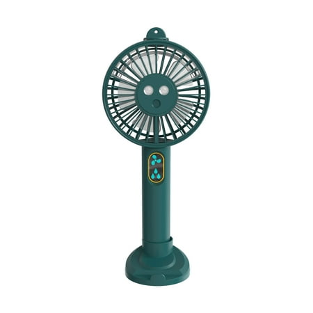 

Spray Small Fan 2000mah Lcd Screen Button Portable Mini Handheld Usb Electric Fan Rechargeable Humidification Built-In 30ml Water Storage Small Fan