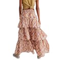 thumbnail image 3 of Txlixc Falda larga de mujer, flor / patrón de celosía Txlixc moda, 3 of 6