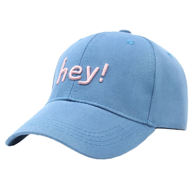 Gorra de béisbol ajustable de 49 a 52 cm para primavera y verano, para niños y niñas, con protección solar, color azul real
