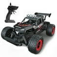 thumbnail image 1 of Red 2.4GHz Full Proportional Throttle RC Racing Car - 7.4V 500mAh Battery, 40m Control Range, 25min Runtime, ABS Construction with USB Charger, Screwdriver & Manual (Single Battery Version, Color Box, 1 of 6